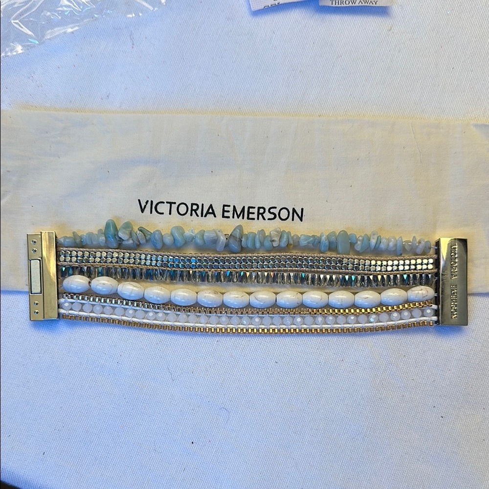 Victoria Emerson Blue Multi-Strand Bracelet
